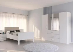 rauch ORANGE Schlafzimmer-Komplettsets-Schlafzimmer-Set Evelyn-F 3tlg. Weiß