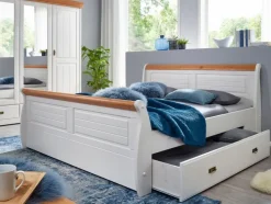Schlafzimmer-Komplettsets|G+K Schlafzimmer-Set Hombre 4tlg. Kiefer Weiß