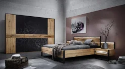 Thielemeyer Schlafzimmer-Komplettsets-Schlafzimmer-Set Steel 4tlg. Wildeiche