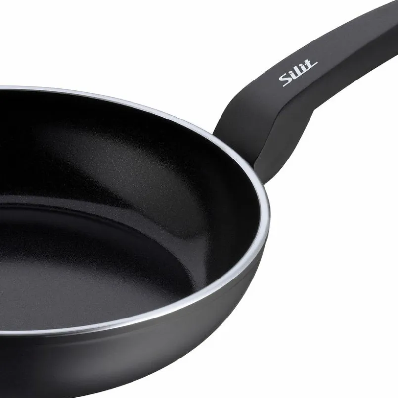 Pfannen|Silit Schmorpfanne Messino 24 cm Schwarz