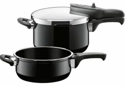 Silit Töpfe-Schnellkochtopf Sicomatic T-plus Duo 2tlg. Schwarz