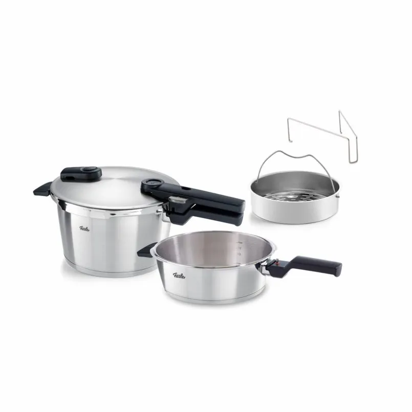 Töpfe|Fissler Schnellkochtopf Vitaquick Premium 2tlg. Silber