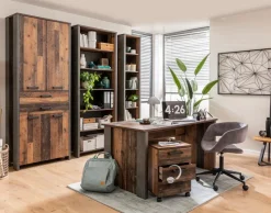 FORTE Büroschränke & Regale-Schrank Clif Dunkelbraun