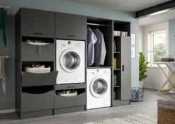 Stauraumelemente| Schrank Lucca Anthrazit