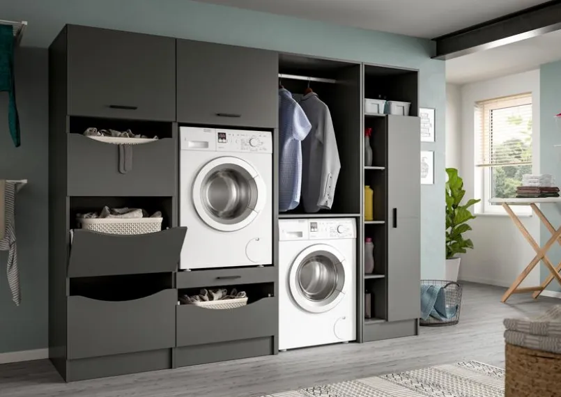 Stauraumelemente| Schrank Lucca Anthrazit