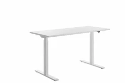 Schreibtische|Ergotec Schreibtisch elektrisch 140 x 60 cm Weiß