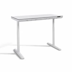 Schreibtische|BOOOM Schreibtisch elektrisch Avila 140 x 70 cm Weiß