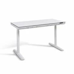 Schreibtische|BOOOM Schreibtisch elektrisch Avila 140 x 70 cm Weiß