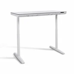 Schreibtische|BOOOM Schreibtisch elektrisch Avila 140 x 70 cm Weiß