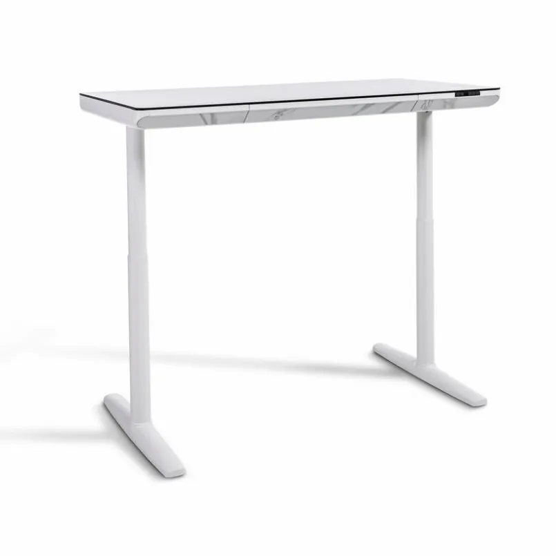 Schreibtische|BOOOM Schreibtisch elektrisch Avila 140 x 70 cm Weiß
