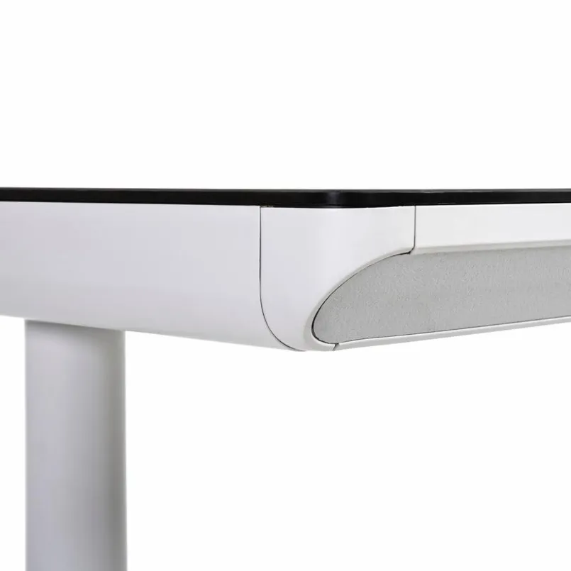 Schreibtische|BOOOM Schreibtisch elektrisch Avila 140 x 70 cm Weiß