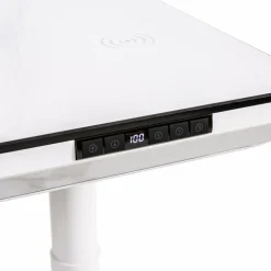 Schreibtische|BOOOM Schreibtisch elektrisch Avila 140 x 70 cm Weiß