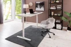 Schreibtische|BOOOM Schreibtisch elektrisch Cordoba 160 x 80 cm Weiß