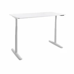 Schreibtische|BOOOM Schreibtisch elektrisch Cordoba 160 x 80 cm Weiß