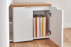 Jahnke Schreibtische-Schreibtisch Libre C 155 E Weiß