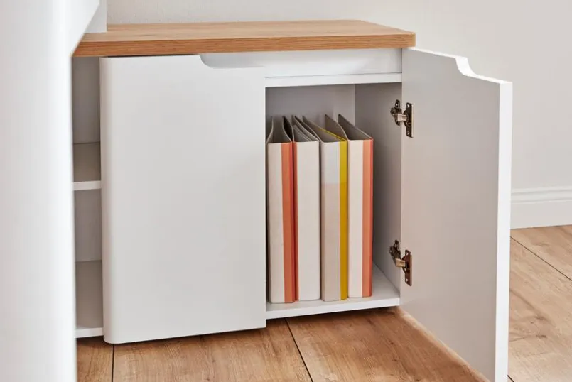Jahnke Schreibtische-Schreibtisch Libre C 155 E Weiß
