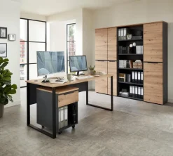 Innostyle Schreibtische-Schreibtisch Memphis Eiche Artisan