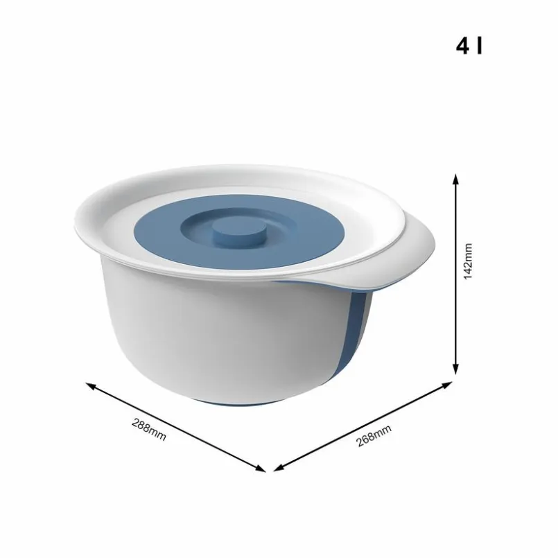 Backzubehör|Rotho Schüssel Fresh 2tlg. Blau