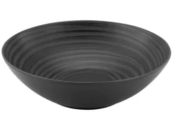 CreaTable Schalen & Schüsseln|Schalen & Schüsseln-Schüssel Lava Stone 1150 ml Schwarz