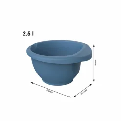 Backzubehör|Rotho Schüssel Onda 2500 ml Blau