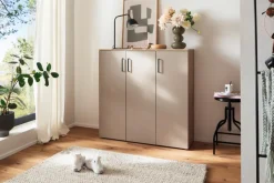 Wittenbreder Schuhschränke-Schuhschrank Shoes Steingrau