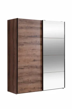 FORTE Kinderzimmer Schränke|Kinderzimmer Schränke-Schwebetürenschrank Jacky 170 x 211 cm Schlammeiche