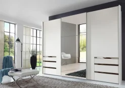 WIMEX Kleiderschränke-Schwebetürenschrank Level 36 300 x 216 cm Weiß