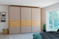 Kleiderschränke|Jutzler Schwebetürenschrank Liventio 300 x 236 cm Nougat