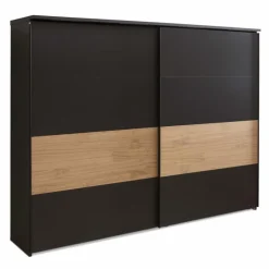 CASEDO Kleiderschränke-Schwebetürenschrank Malaga 300 x 230 cm Basalt