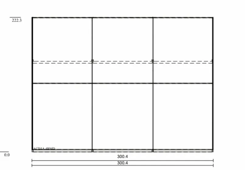 Schwebetürenschrank Scale 301 x 223 cm<rauch BLACK Online