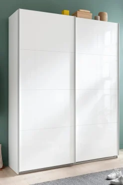 Kinderzimmer Schränke|Kinderzimmer Schränke|Composad Schwebetürenschrank Systema 150 x 223 cm Weiß