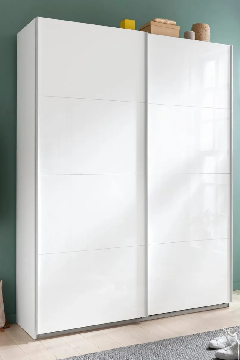 Kinderzimmer Schränke|Kinderzimmer Schränke|Composad Schwebetürenschrank Systema 150 x 223 cm Weiß