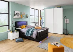 Kinderzimmer Schränke|Kinderzimmer Schränke|Composad Schwebetürenschrank Systema 150 x 223 cm Weiß