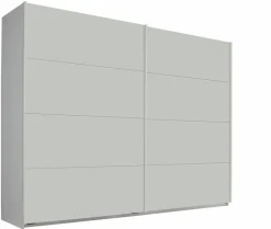 rauch ORANGE Kleiderschränke-Schwebetürenschrank Vareno 270 x 222 cm Seidengrau
