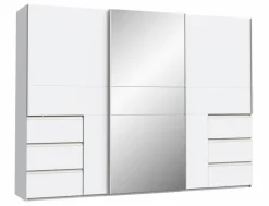 Kleiderschränke|FORTE Schwebetürenschrank Winn2 270 x 200 cm Weiß