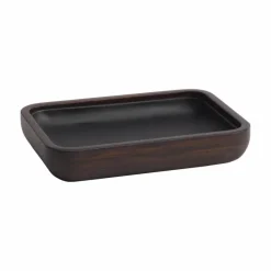 Badzubehör|Aquanova Seifenschale Ebony Dunkelbraun