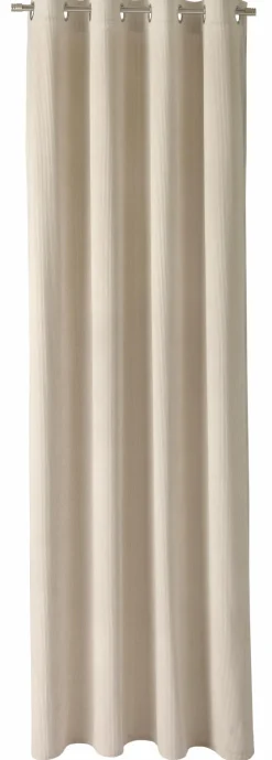 Vorhänge & Gardinen-Ösenschal Cord 140 x 250 cm Creme
