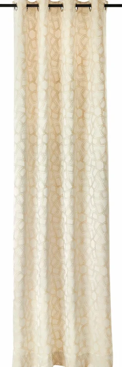 Vorhänge & Gardinen|SCHÖNER WOHNEN-Kollektion Ösenschal Turn 140 x 250 cm Beige