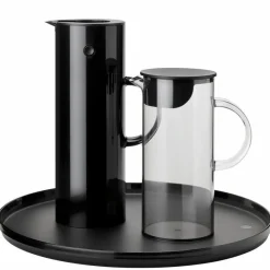 Tabletts|Tabletts|Stelton Servier-Set EM77 3tlg. Schwarz