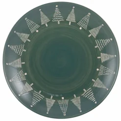 Platten|Servierplatten|ladelle Servierteller Christmas Evergreen Ø 27 cm Grün