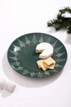 Platten|Servierplatten|ladelle Servierteller Christmas Evergreen Ø 27 cm Grün