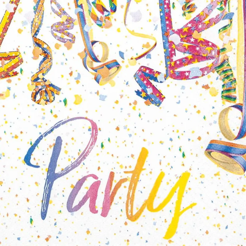 Tischwäsche|Tischwäsche| Serviette Colourful Party 20tlg. Bunt