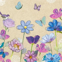 Serviette Pink and Blue 20tlg.< Outlet