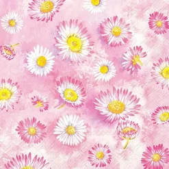 Serviette Pink Daisies 20tlg.<