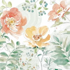 Serviette Soft Petal Flowers 20tlg.< Hot