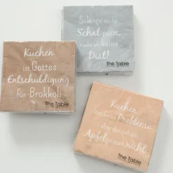 Tischwäsche|Tischwäsche|BOLTZE Serviette 20tlg. Braun