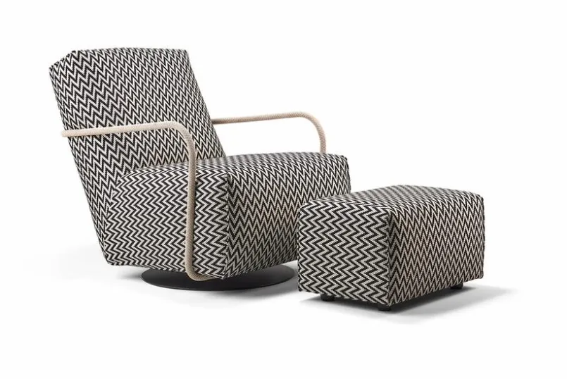 Sessel|Bullfrog Sessel 1517 Twister Bunt