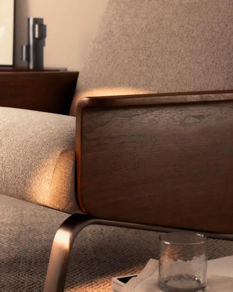 Sessel|Kave Home Sessel Amsen Hellbraun