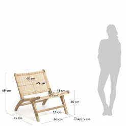 Kave Home Sessel-Sessel Beida Natur