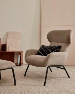 Kave Home Sessel-Sessel Belina Hellbraun